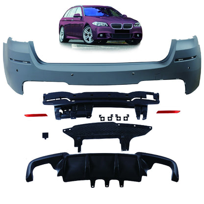 Heckstoßstange Sport mit Diffusor passend für BMW 5er F11 Touring 2010-2017