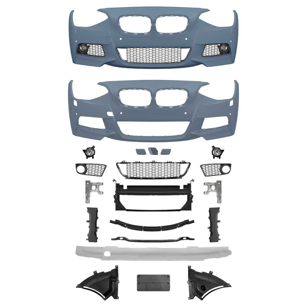 Frontstoßstange PDC SRA Nebelscheinwerfer passend für BMW 1er F20 F21 2011-2015