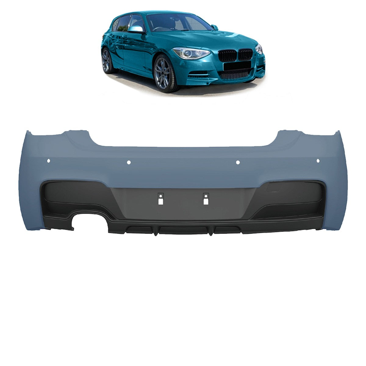 Heckstoßstange mit PDC passend für BMW 1er F20 F21 2011-2015