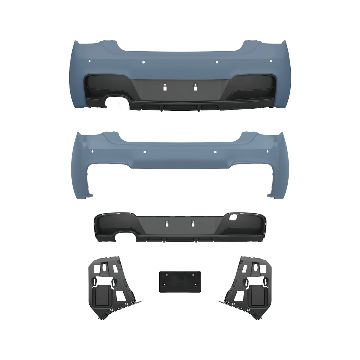 Heckstoßstange mit PDC passend für BMW 1er F20 F21 2011-2015