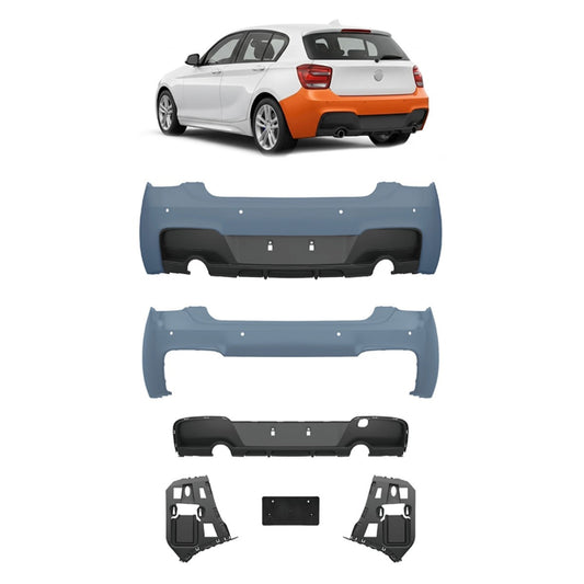 Heckstoßstange PDC Diffusor passend für BMW 1er F20 F21 2011-2015
