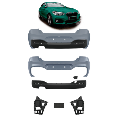 Heckstoßstange mit Diffusor passend für BMW 1er F20 F21 2015-2019