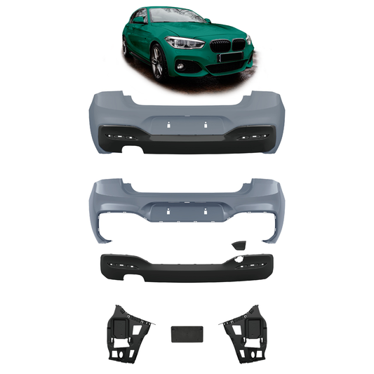 Heckstoßstange mit Diffusor passend für BMW 1er F20 F21 2015-2019