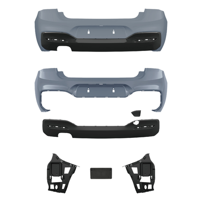 Heckstoßstange mit Diffusor passend für BMW 1er F20 F21 2015-2019
