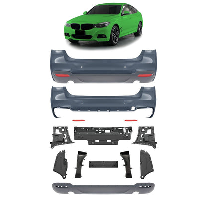Sport Heckstoßstange mit Diffusor passend für BMW 3er GT (F34) 2013-2020