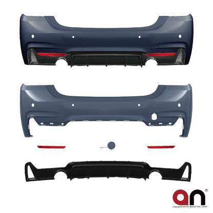 Heckstoßstange mit Diffusor passend für BMW 4er F32 F33 2013-2020