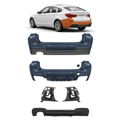 Sport Heckstoßstange mit Diffusor passend für BMW 5 Gran Turismo F07 2013-2017