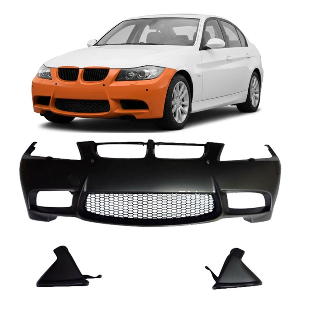 Frontstoßstange mit PDC SRA Bremsluftkanälen passend für BMW 3er E90 E91 05-08