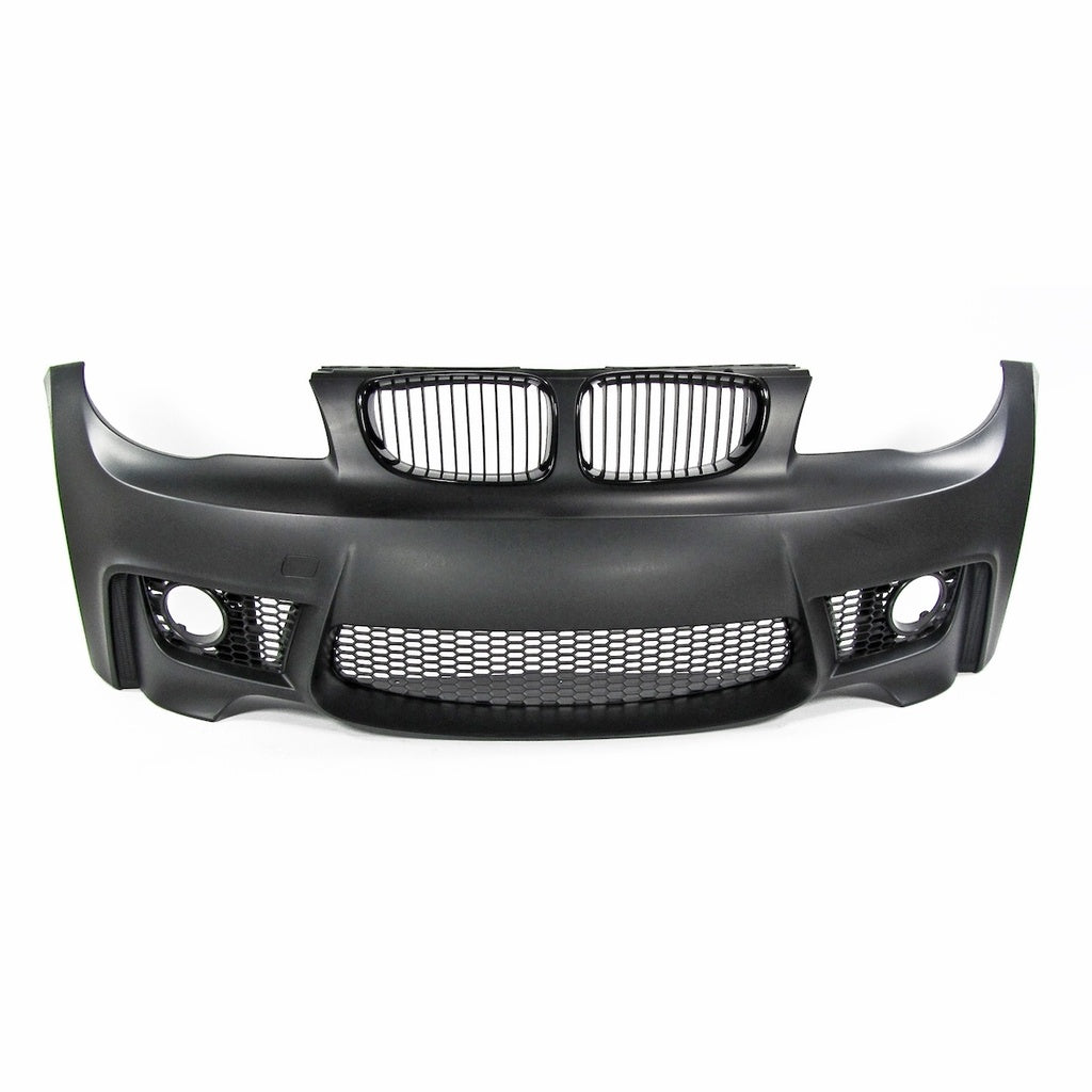 Sport Stoßstange vorne M1-Stil mit Grill für BMW 1 E81/E87/E88/E82 2004-2013 Grau