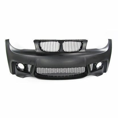 Sport Stoßstange vorne M1-Stil mit Grill für BMW 1 E81/E87/E88/E82 2004-2013 Grau