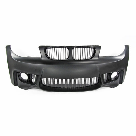 Sport Stoßstange vorne M1-Stil mit Grill für BMW 1 E81/E87/E88/E82 2004-2013 Grau