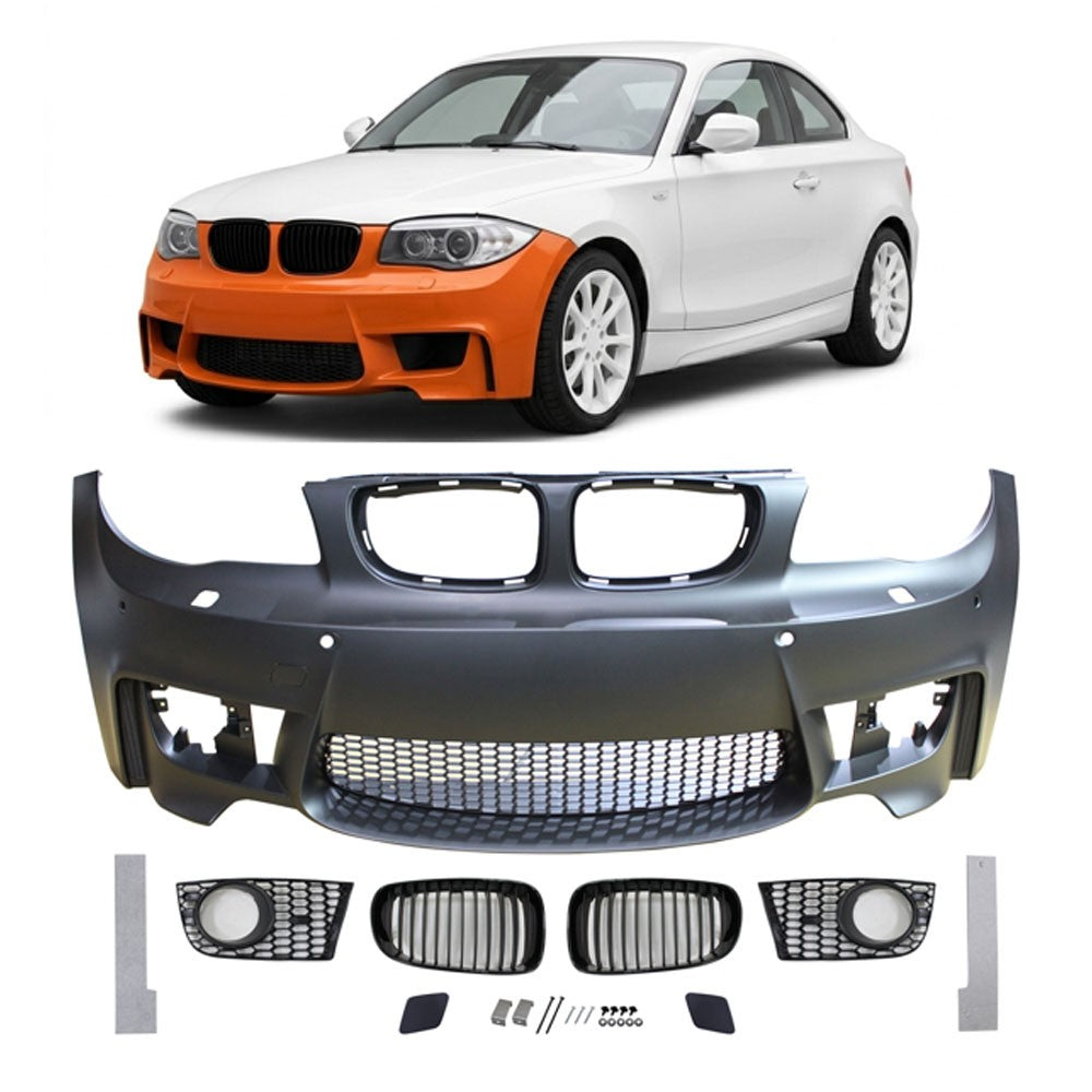 Frontstoßstange mit PDC SRA Grill passend für BMW 1er E81 E82 E87 E88 04-11