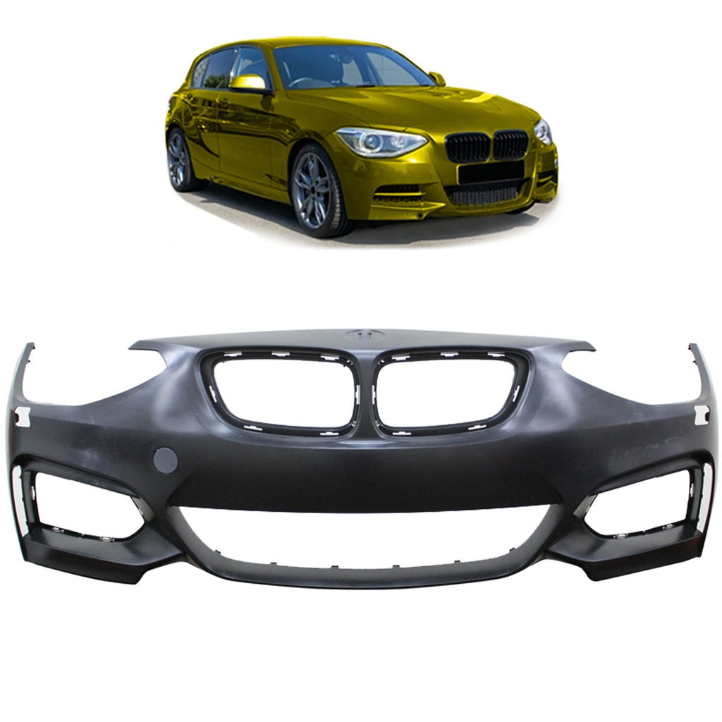 Vordere Stoßstange PDC SRA Grill Nebelscheinwerfer BMW 1 F20 F21 Hatchback 2011-2015 Unlackiert