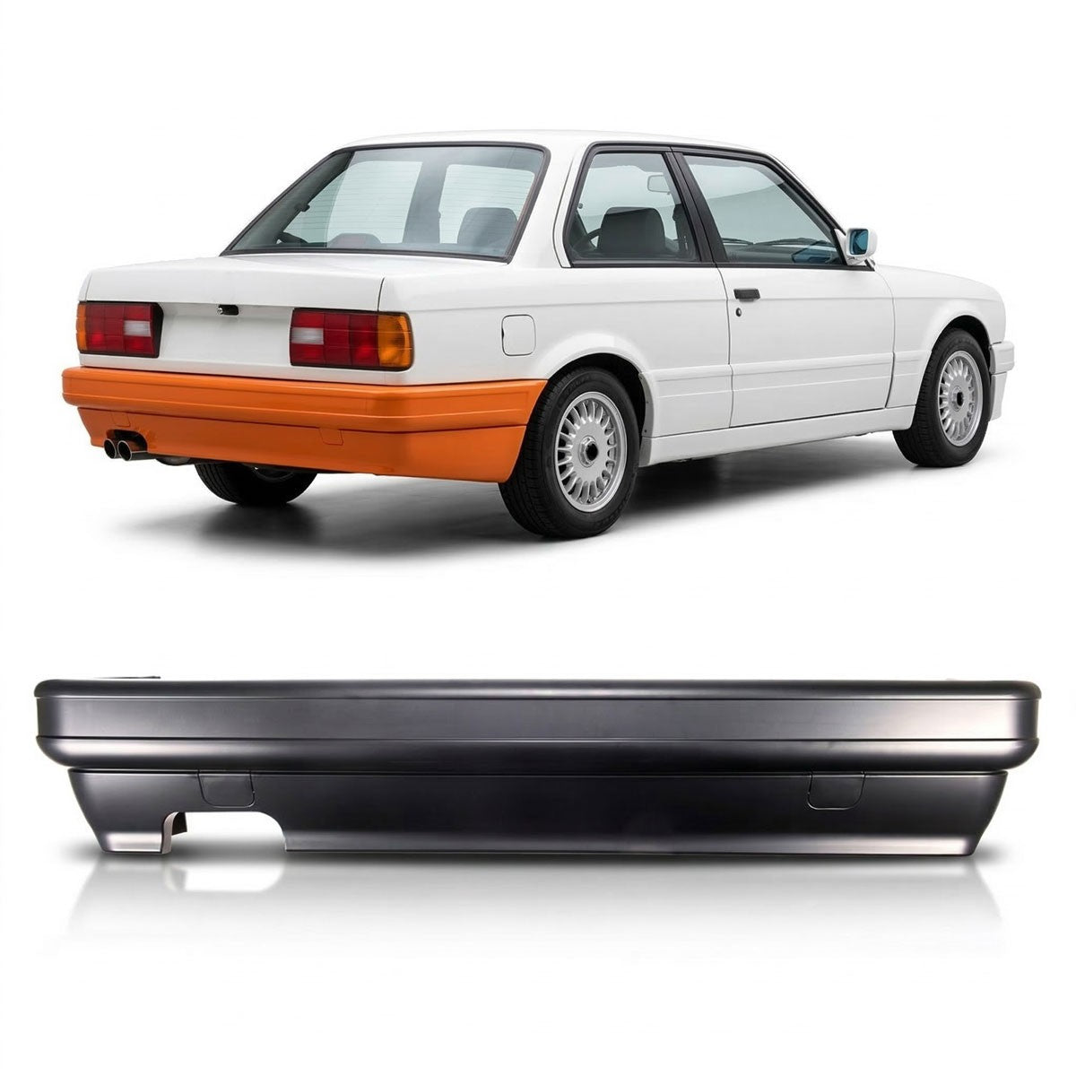 Heckstoßstange passend für BMW 3er E30 1988-1991