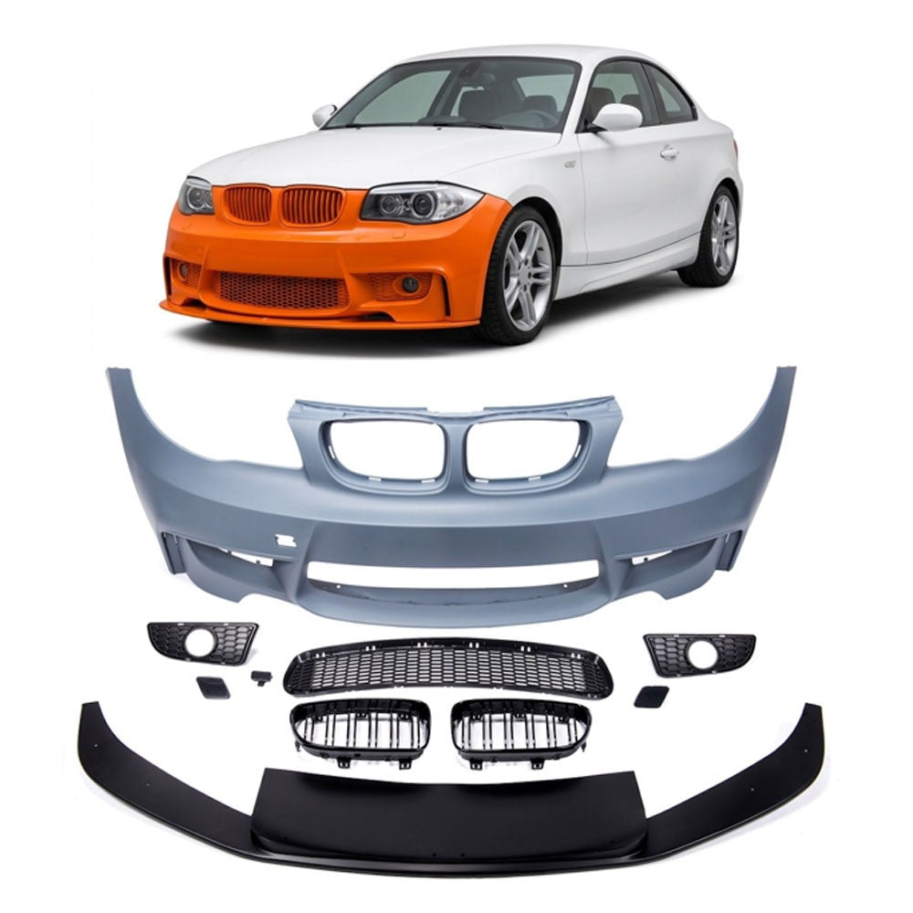 Frontstoßstange mit Spoiler passend für BMW 1er (E81 E87 E88 E82) 2004-2011