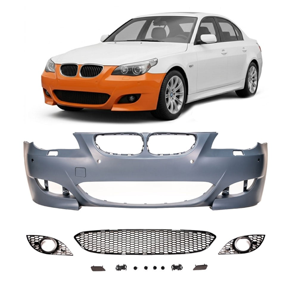 Frontstoßstange mit PDC 24mm + SRA passend für BMW 5er E60 E61 2003-2007