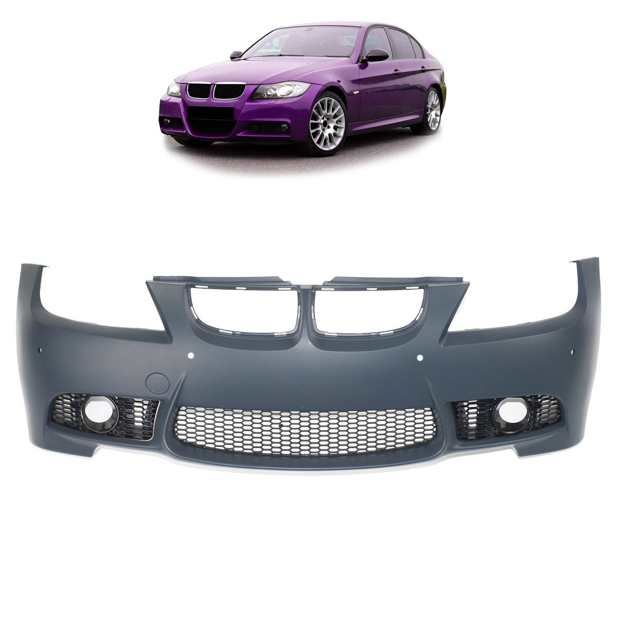 Frontstoßstange mit PDC-Löchern passend für BMW 3er E90 E91 2005-2008