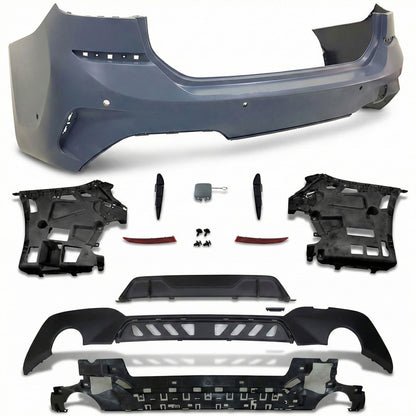 Heckstoßstange mit PDC Diffusor passend für BMW 3er G21 Touring 2019-2022