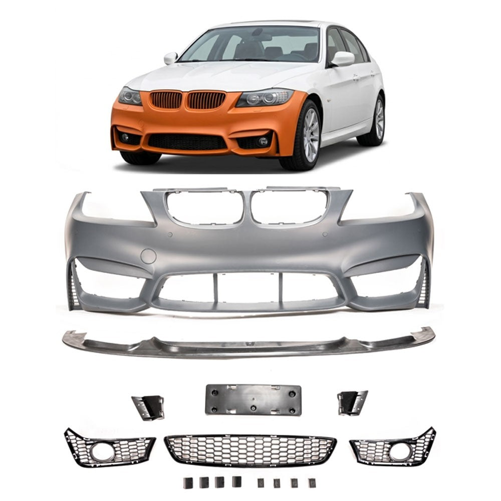 Frontstoßstange mit PDC SRA Nebelscheinwerfer passend für BMW 3er E90 E91 08-11