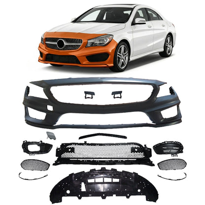 Sport Frontstoßstange mit SRA passend für Mercedes CLA C117 X117 2013-2016