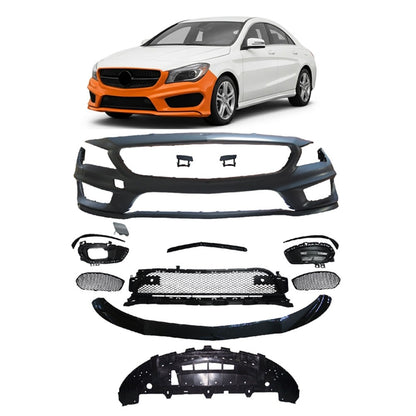 Sport Frontstoßstange mit SRA passend für Mercedes CLA C117 X117 2013-2016