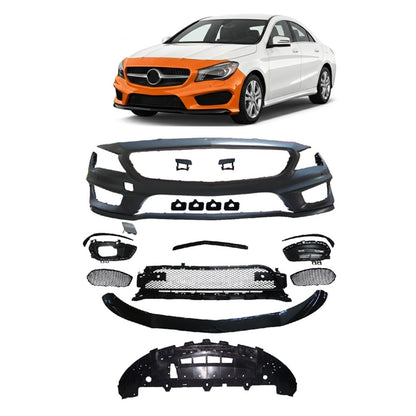 Frontstoßstange mit PDC SRA Spoiler passend für Mercedes CLA C117 X117 2013-2016