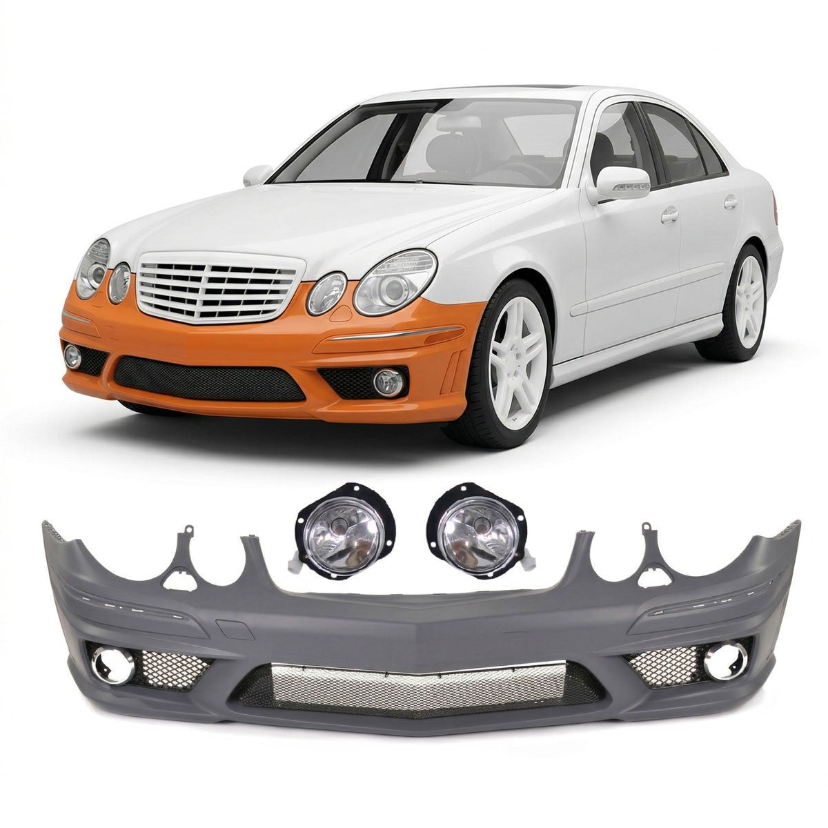 Frontstoßstange passend für Mercedes E-Klasse W211 S211 Facelift 2006-2009