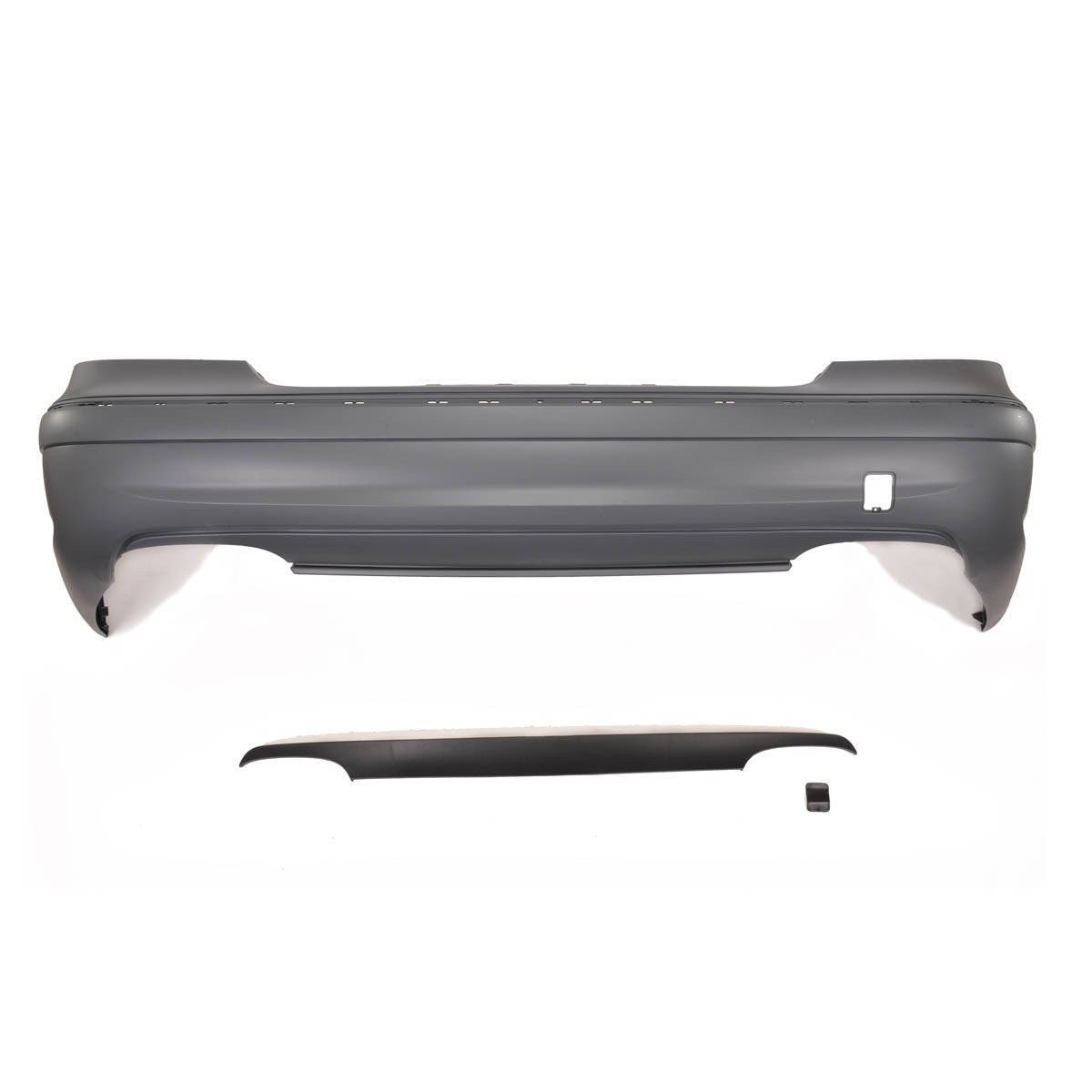 Heckstoßstange mit Diffusor passend für Mercedes E-Klasse W211 Limousine 2006-2009
