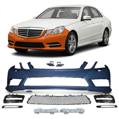 Frontstoßstange Sport mit LED Tagfahrlicht passend für Mercedes E-Klasse W212 S212 2009-2013