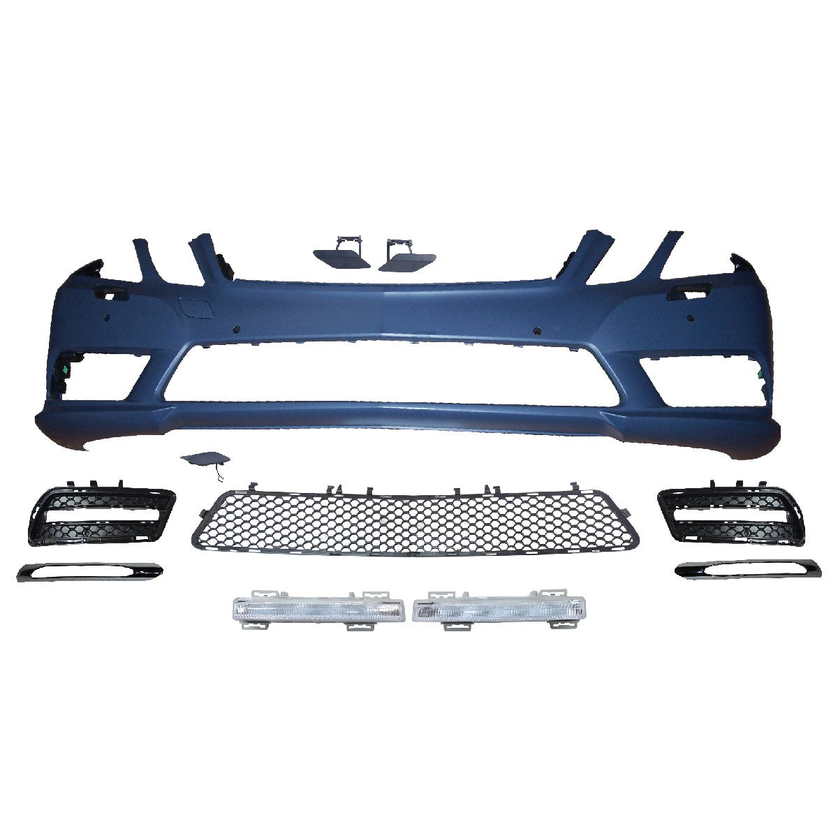 Frontstoßstange Sport mit LED Tagfahrlicht passend für Mercedes E-Klasse W212 S212 2009-2013
