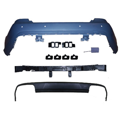 Heckstoßstange mit PDC Diffusor passend für Mercedes E-Klasse W212 Limousine 2009-2013