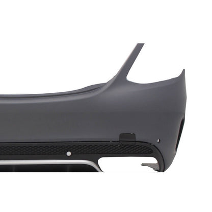 Heckstoßstange mit Diffusor passend für Mercedes C-Klasse W205 2015-2018