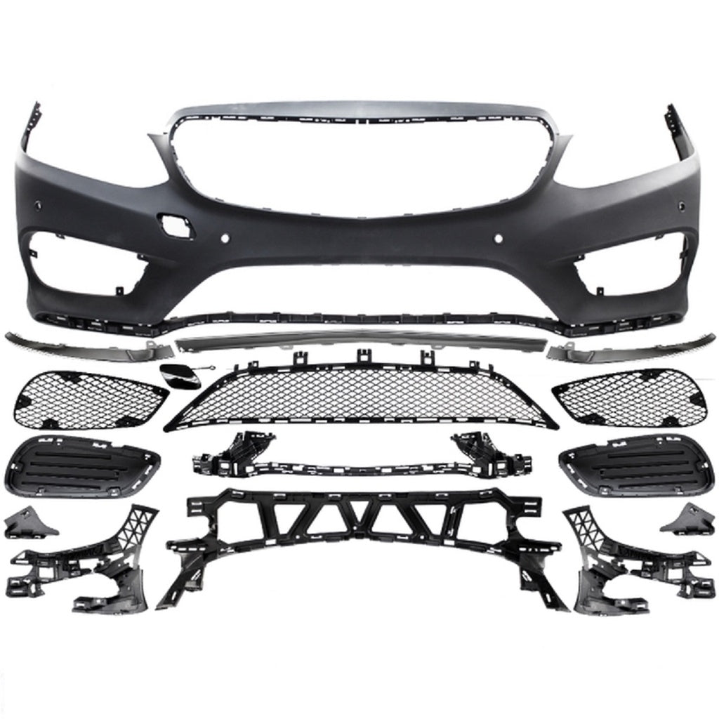 Sport-Stoßstange Front PDC Grill AMG-Stil für MERCEDES E-Klasse W212/S212 Facelift 2013-2016