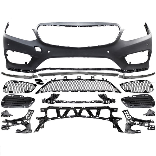 Sport-Stoßstange Front PDC Grill AMG-Stil für MERCEDES E-Klasse W212/S212 Facelift 2013-2016