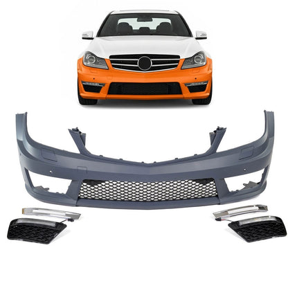 Frontstoßstange mit PDC SRA LED Tagfahrlicht passend für Mercedes C-Klasse W204 2007-2015