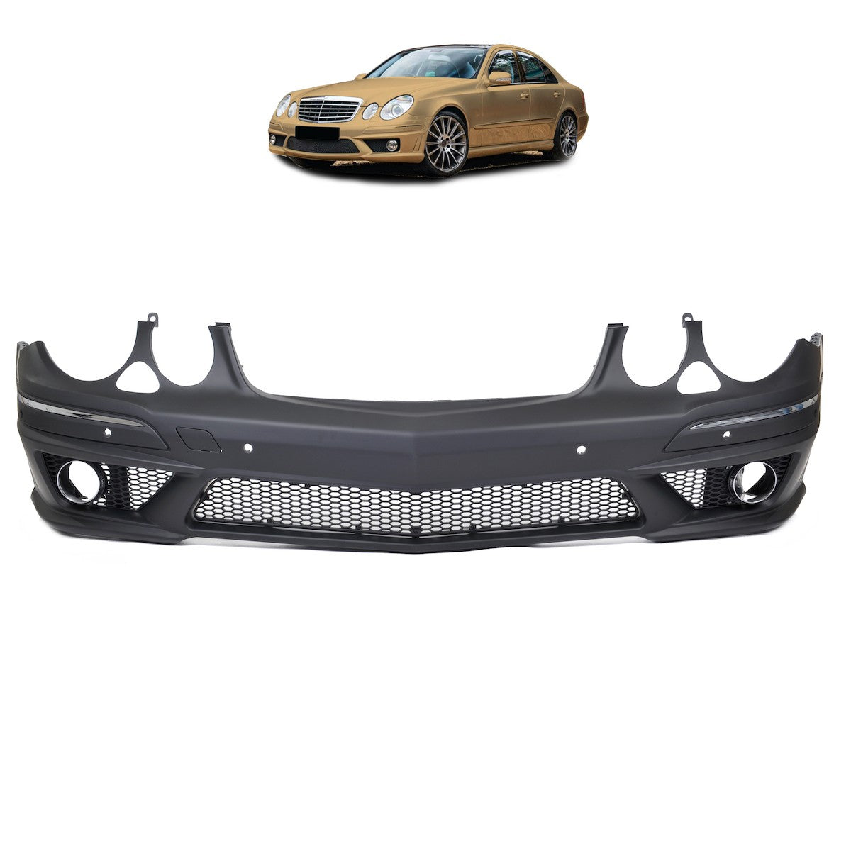 Frontstoßstange mit PDC & SRA passend für Mercedes E-Klasse W211 2006-2009