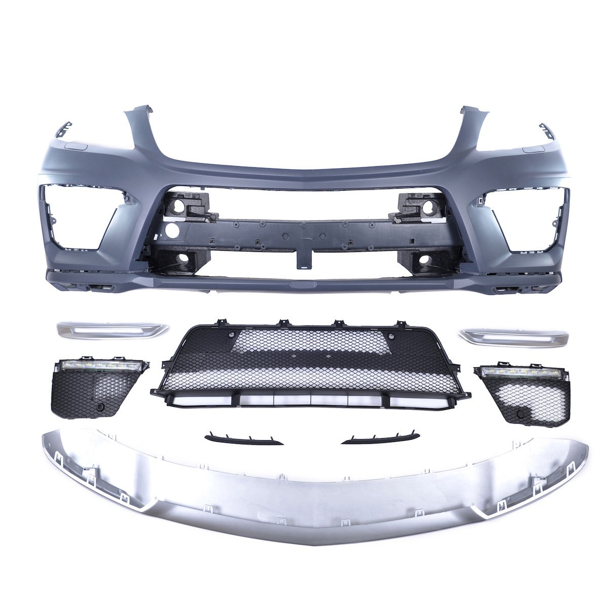 Frontstoßstange mit PDC SRA LED Tagfahrlicht passend für Mercedes ML W166 2012-2015
