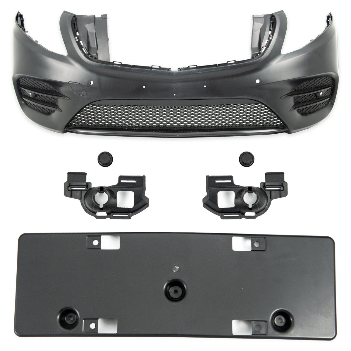 Frontstoßstange mit schwarzen Streifen passend für Mercedes Vito W447 2014-2020