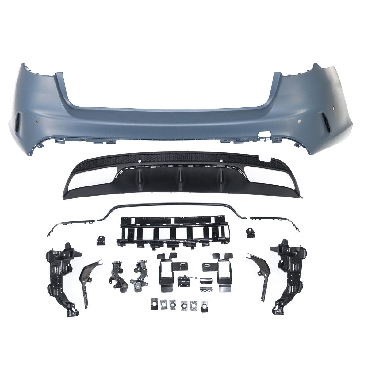 Heckstoßstange PDC Diffusor passend für Mercedes C-Klasse S205 T-Modell 2015-2018