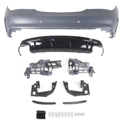 Heckstoßstange mit PDC und Diffusor passend für Mercedes CLA C117 2014-2019