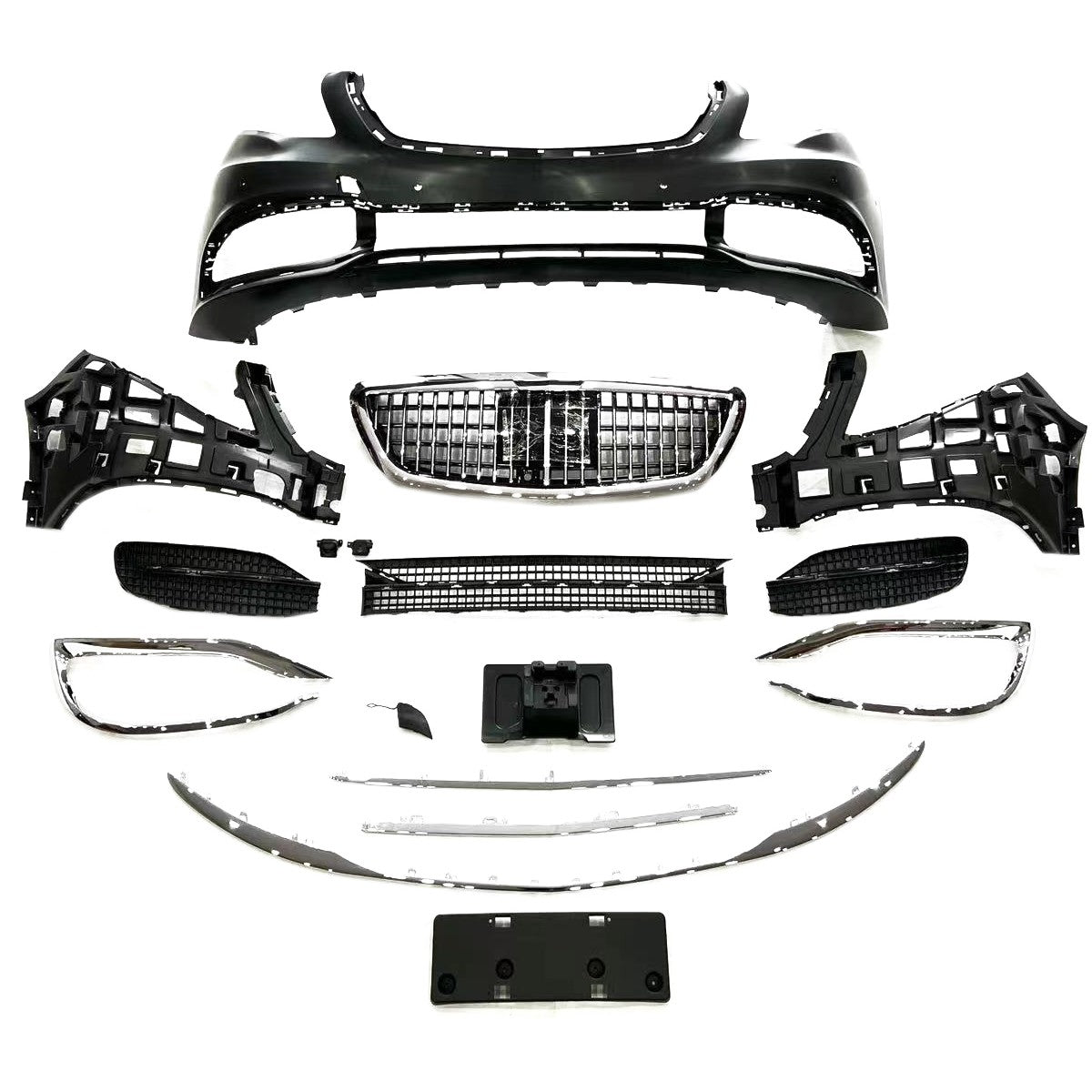 Frontstoßstange mit verchromtem Grill PDC passend für Mercedes V-Klasse W447 2014-2019