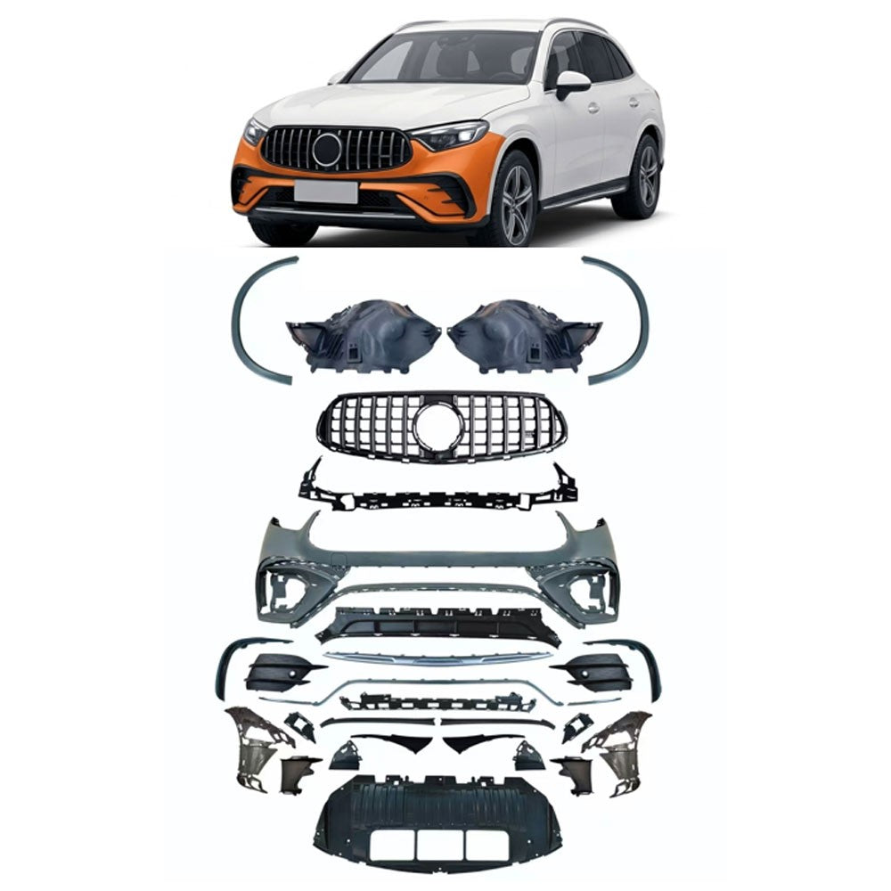Frontstoßstange mit PDC passend für Mercedes GLC X254 SUV C254 Coupe 2022->>
