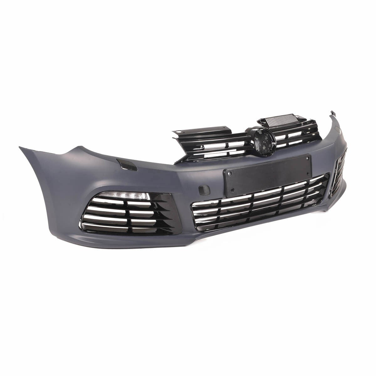 Frontstoßstange mit SRA & LED Tagfahrlicht passend für VW Golf 6 2008-2014