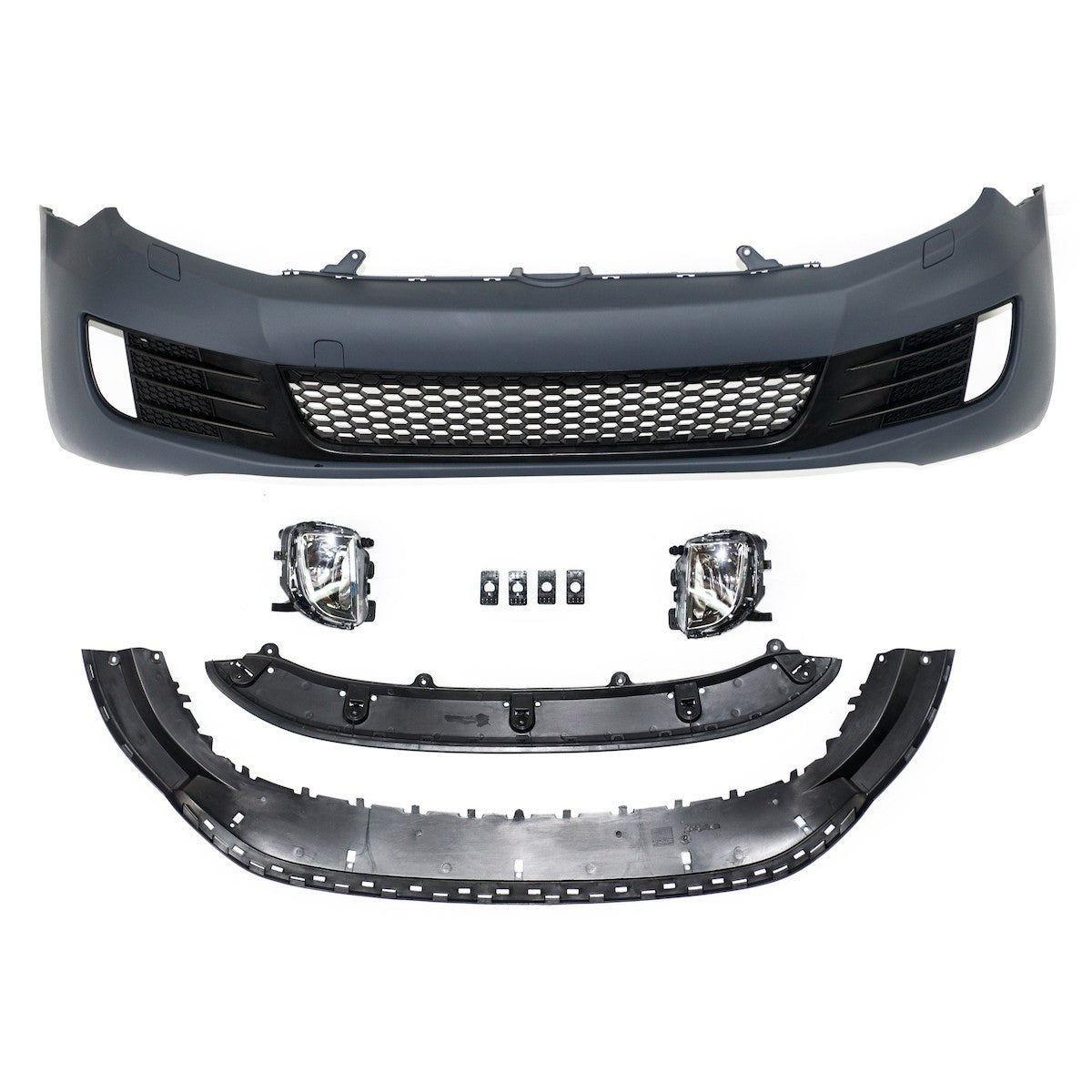 Frontstoßstange mit SRA & Nebelscheinwerfern passend für VW Golf 6 2008-2013