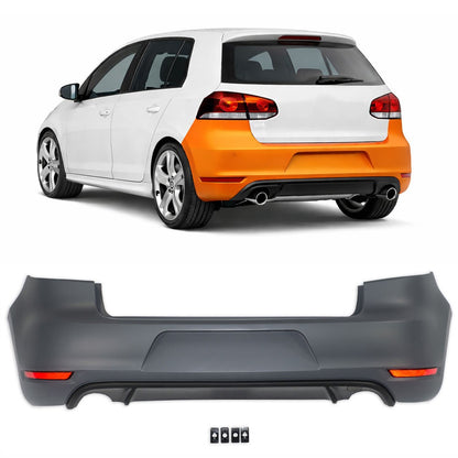 Heckstoßstange mit Diffusor passend für VW Golf 6 2008-2014