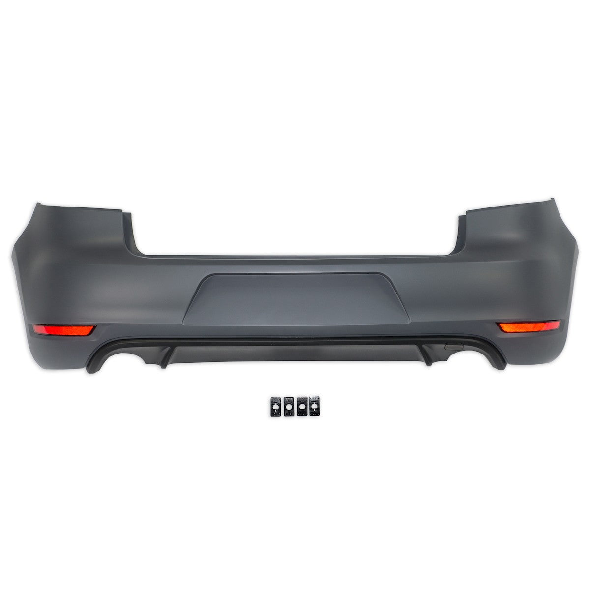Heckstoßstange mit Diffusor passend für VW Golf 6 2008-2014