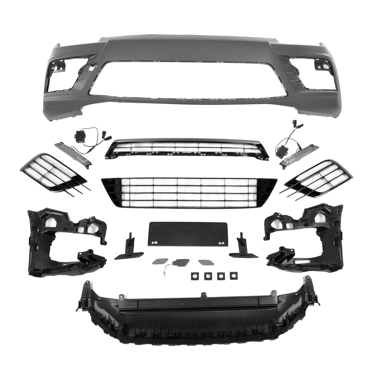 Frontstoßstange mit LED Tagfahrlicht passend für VW Scirocco III 2014-2017