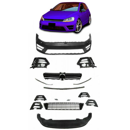 Frontstoßstange mit SRA passend für VW Golf 7 R 2012-2017