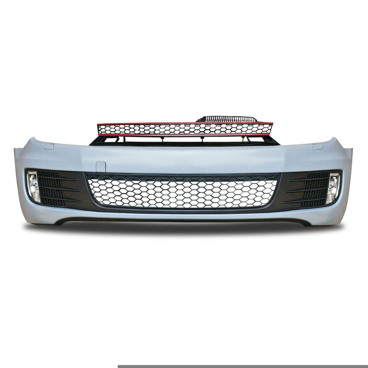 Frontstoßstange mit Grill + Nebelscheinwerfer passend für VW Golf 6 2008-2013