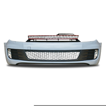 Frontstoßstange mit Grill + Nebelscheinwerfer passend für VW Golf 6 2008-2013
